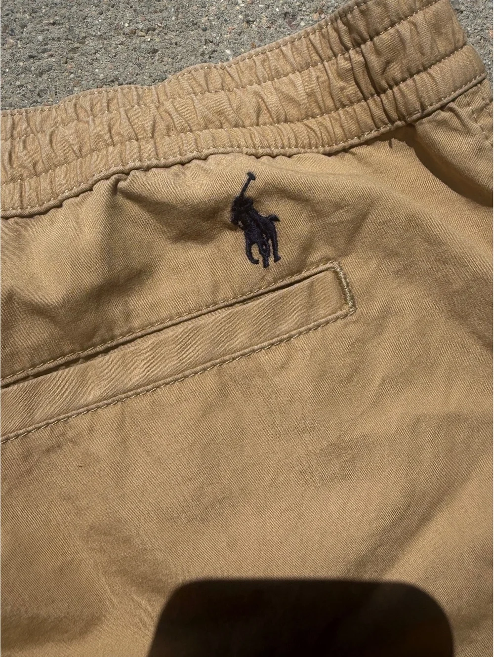 Polo Ralph Lauren boys Khaki Jogger Pants XL Elastic Waist
